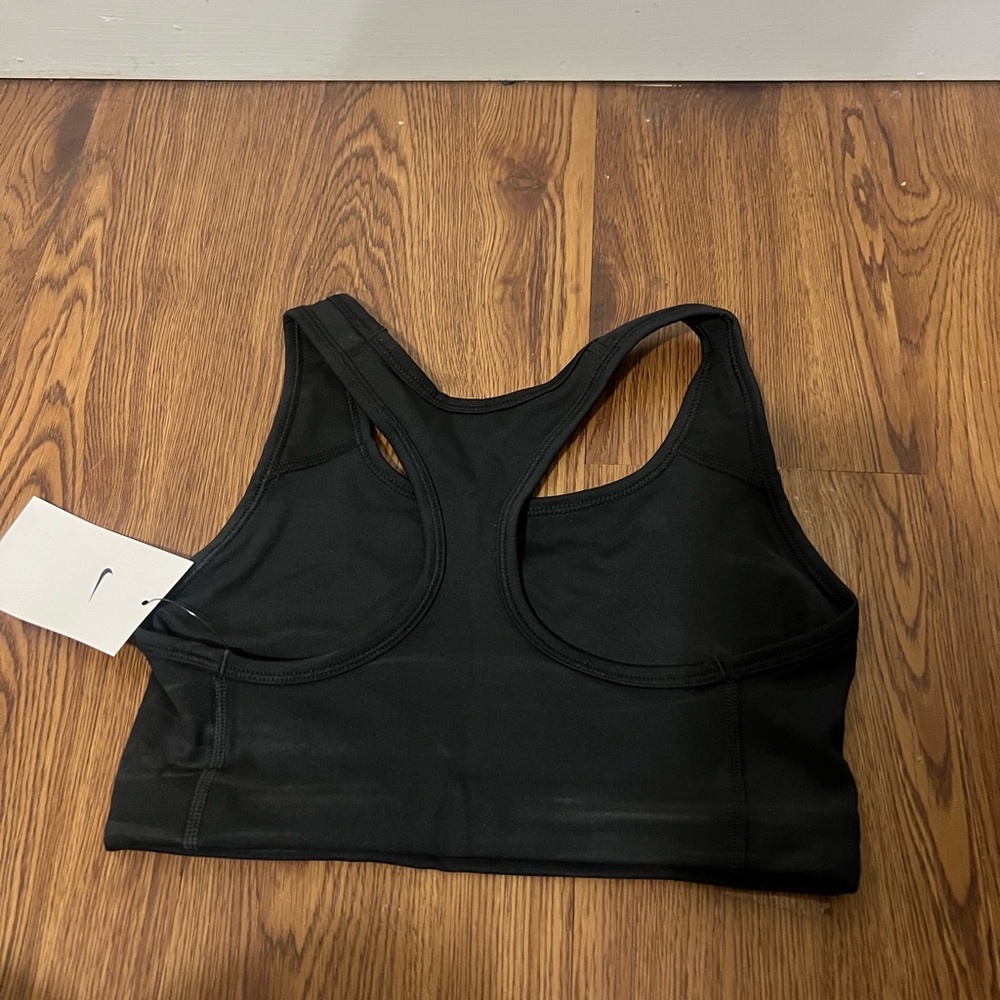 NWT Nike Black Medium Support Non Padded Swoosh 2.0 Sports Bra Size Small - Picture 4 of 6